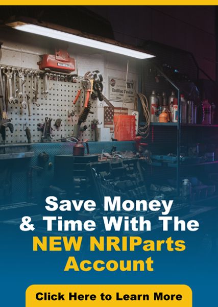 New Account Benefits on NRIParts.com